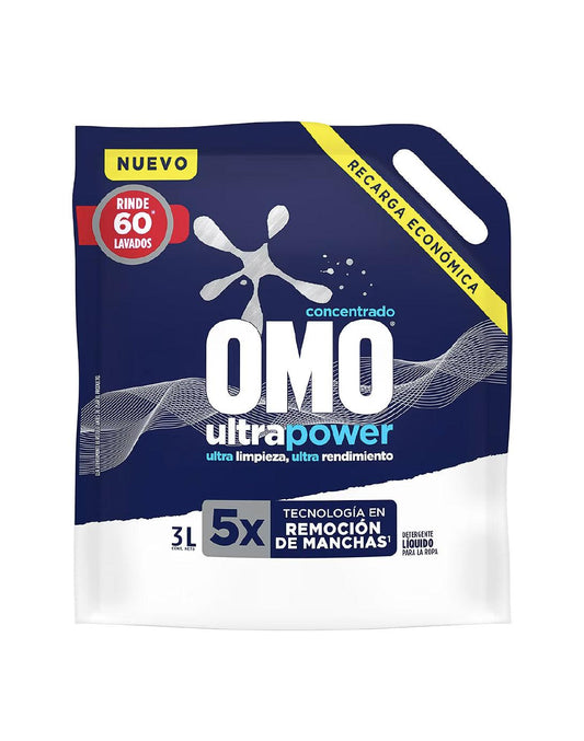 Omo Detergente liquido Matic Doypack 3 L - Puntolimpieza