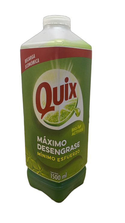 Quix Lavaloza concentrado limón recarga 3 x 1500 cc