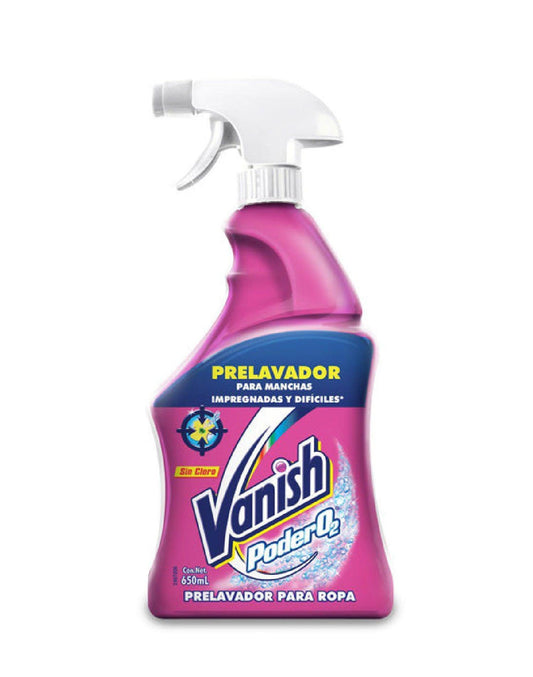 Vanish Prelavado Poder O2 Ropa Color 650 cc - Puntolimpieza