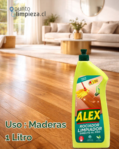 Alex Limpiador directo a piso aloe vera  Madera 1 L