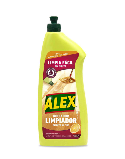 Alex Limpiador directo a piso naranja Flotante 1 L