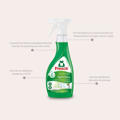 Frosch Limpiavidrios Bio Spirit 3 x 500 cc