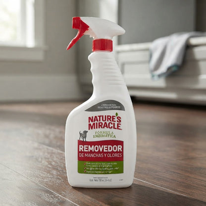 Natures Miracle Removedor de Manchas y Olores para pisos perro 709 ml