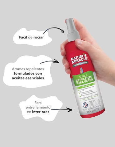 Natures Miracle No Rasguños Gato 236 ml