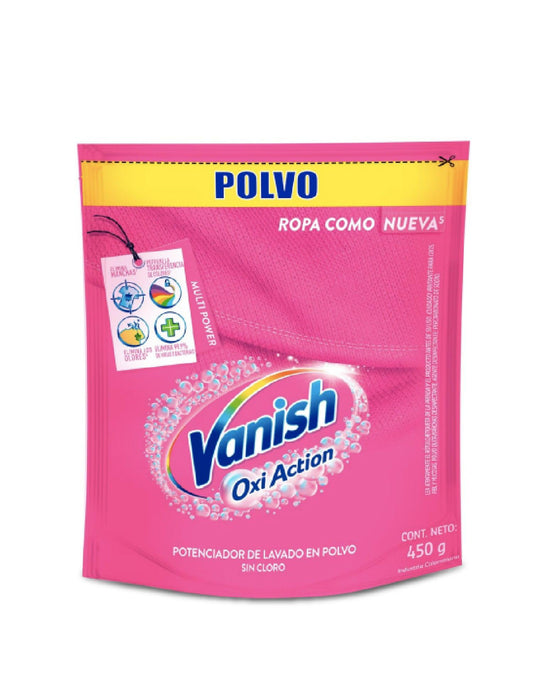 Vanish Quitamanchas ropa color polvo recarga 450 gr - Puntolimpieza