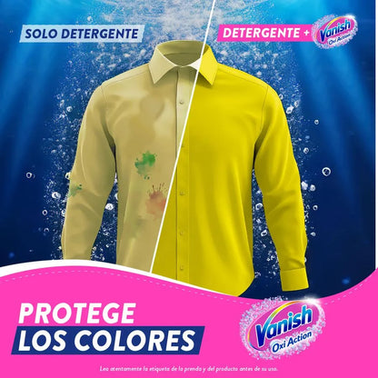 Vanish Quitamanchas ropa color polvo recarga 6 x 450 gr