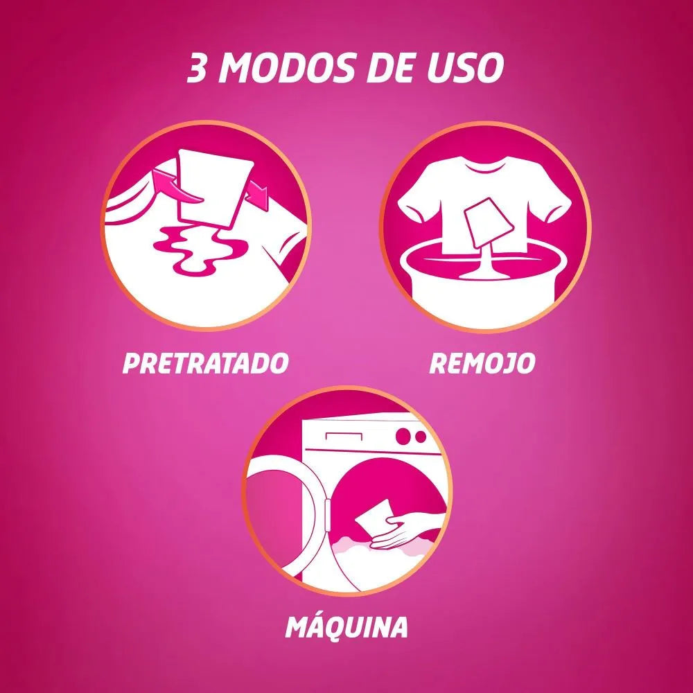Vanish Quitamanchas ropa color polvo recarga 6 x 450 gr