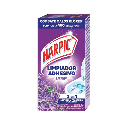 Harpic Limpiador WC adhesivo Lavanda 3 unid