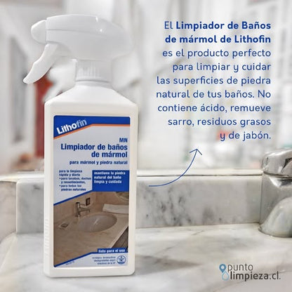 Lithofin MN Limpiador de baños de mármol 500 cc