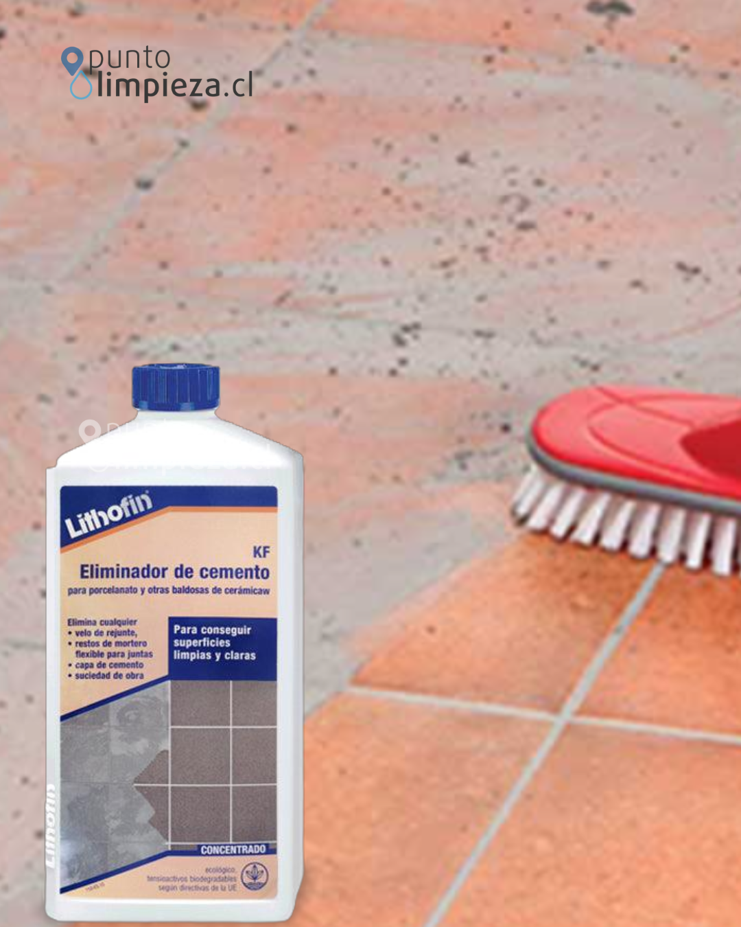 Lithofin KF Eliminador de Cemento 1 L
