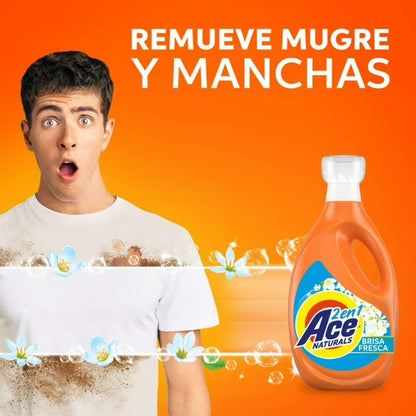 Ace Detergente 2 en 1 líquido 3 x 1,8 L