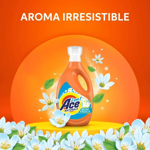 Ace Detergente 2 en 1 líquido 1,8 L