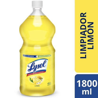 Lysol Limpia pisos Limon 1800 cc