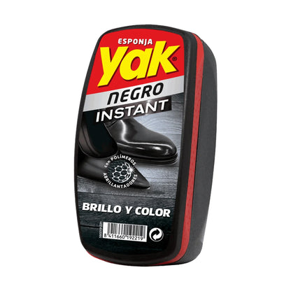 Yak Esponja Limpiacalzado Negro 1 unid
