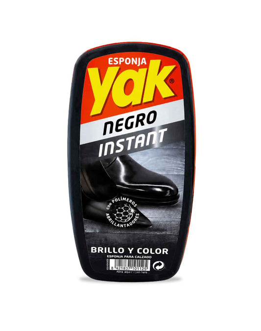 Yak Esponja Limpiacalzado Negro 1 unid