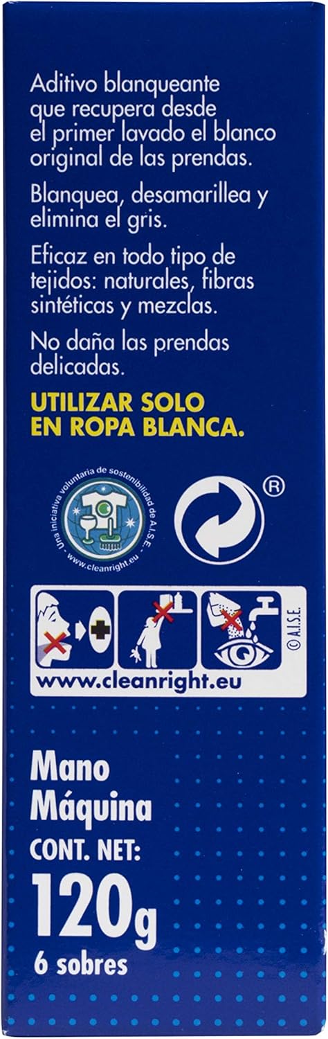Iberia Blanco Nuclear Blanqueante en sobre 6 unid de 20 gr