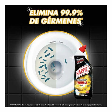 Harpic Limpiador desinfectante Max Power WC Citrus 750 cc