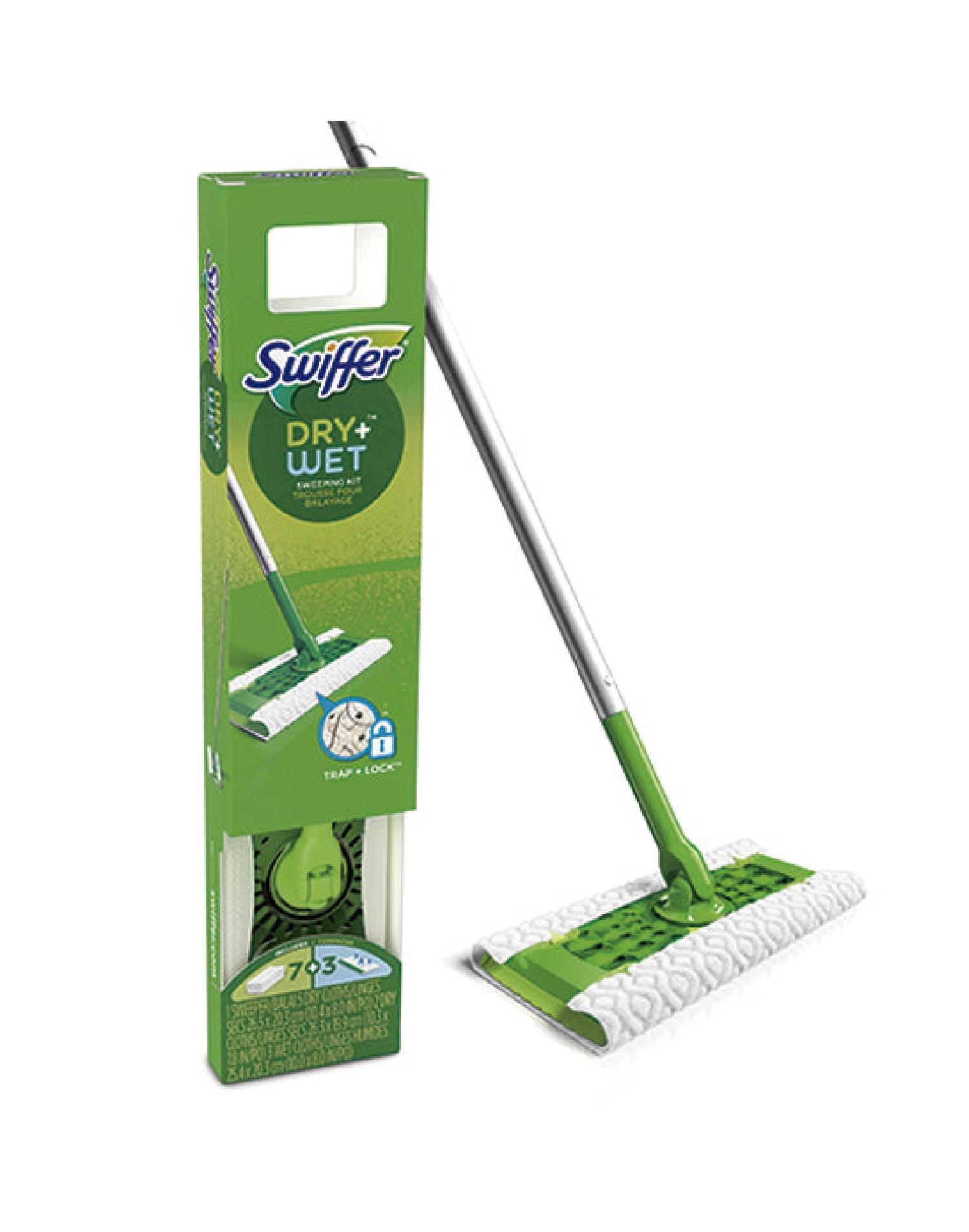 Swiffer Mopa Kit Seco y Humedo trabajo regular y pesado 1 kit - Puntolimpieza