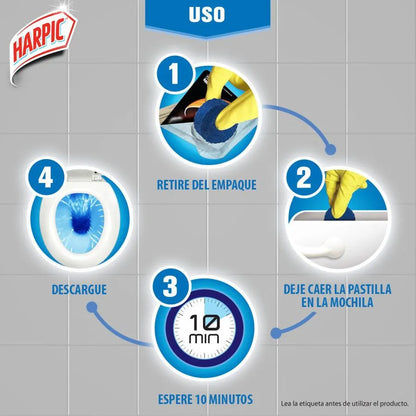 Harpic Pastilla estanque inodoro Power Plus 5 unid