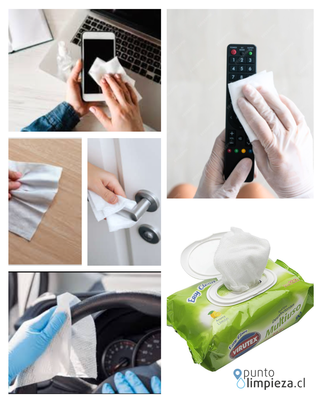 Virutex Toallas Desinfectante Multiuso 3 x 90 unid