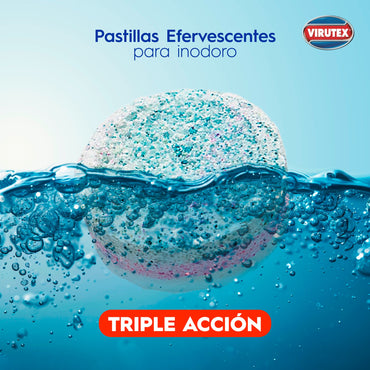 Virutex Tabletas WC Quitasarro Efervescentes 12 unid