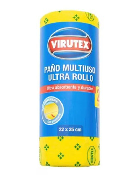 Virutex Paño multiuso Rollo Prepicado 20 unid