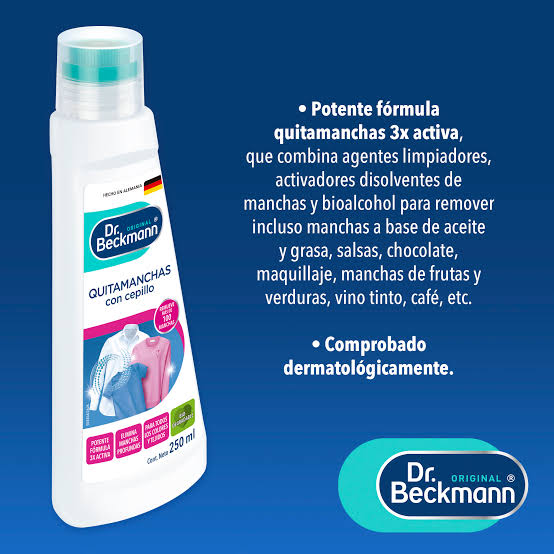 Dr. Beckmann Quitamanchas Prelavado con Cepillo 3 x 250 cc