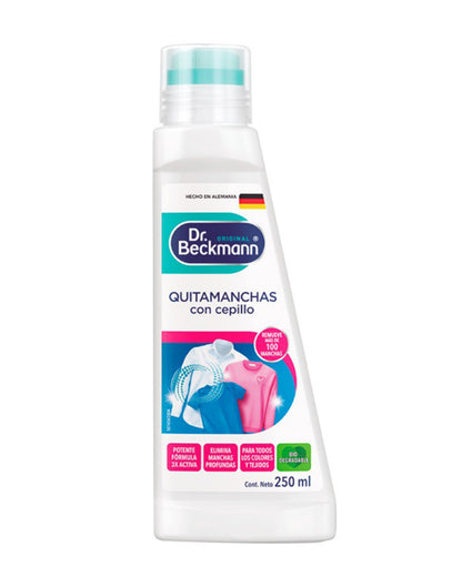 Dr. Beckmann Quitamanchas Prelavado con Cepillo 250 cc