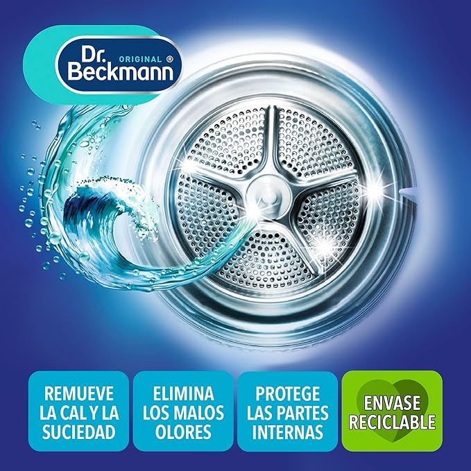 Dr. Beckmann Limpia Lavadoras 3 x 250 cc