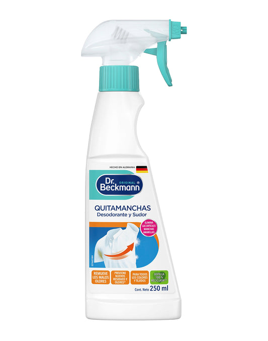 Dr. Beckmann Quitamanchas Desodorante y Sudor 250 cc