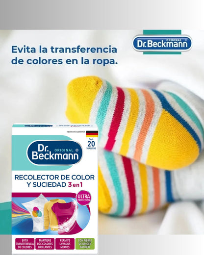Dr. Beckmann Recolector de color y suciedad 3 x 20 unid