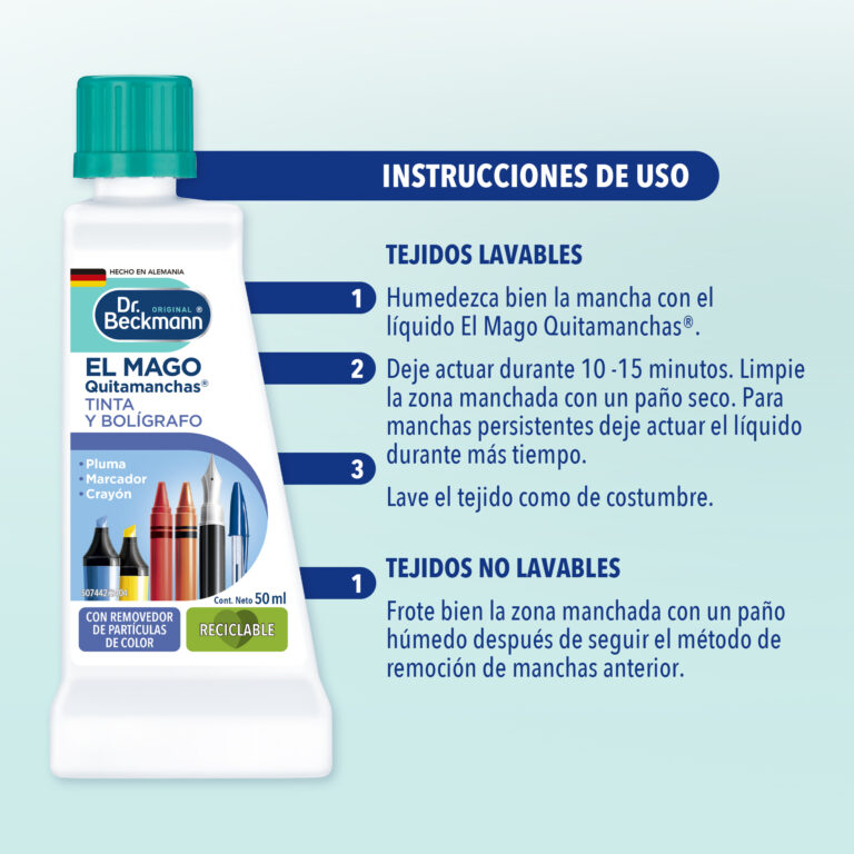 Dr. Beckmann El Mago Quitamanchas Tinta y Crayones 50 cc