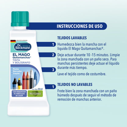 Dr. Beckmann El Mago Quitamanchas Tinta y Crayones 50 cc