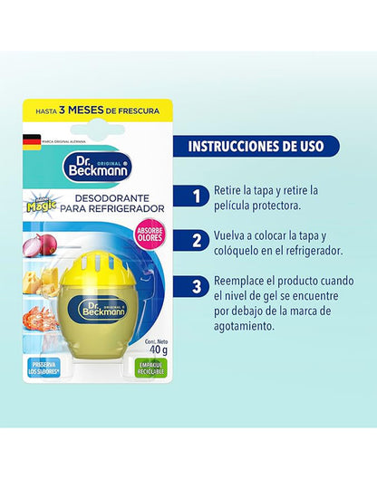 Dr. Beckmann Desodorante para Refrigerador 1 unid