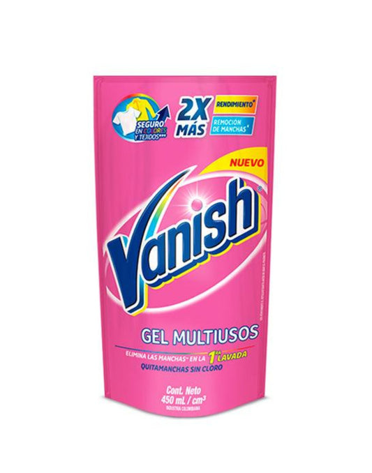 Vanish Quitamanchas ropa color liquido multiuso 450 cc - Puntolimpieza