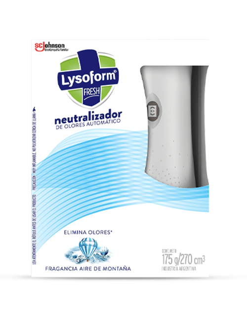 Lysoform Aparato Aromatizante de Ambiente Automatico Aire de Montaña 175 gr - Puntolimpieza