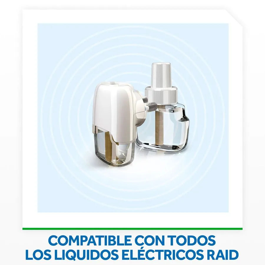 Raid Aparato Insecticida Liquido Electrico 45 noches Mosquitos y Zancudos 32,9 cc