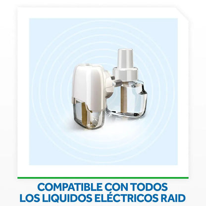 Raid Aparato Insecticida Liquido Electrico 45 noches Mosquitos y Zancudos 32,9 cc
