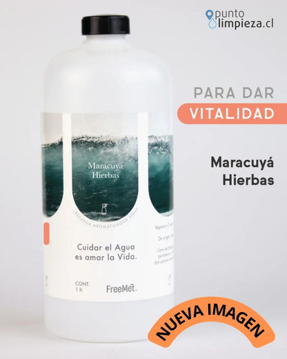 Freemet Recarga Aromatizador de ambiente y telas Maracuya-Hierbas 1 L