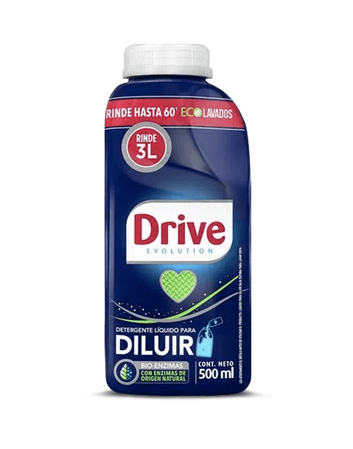 Drive Detergente Liquido Para Diluir 500 cc - Puntolimpieza