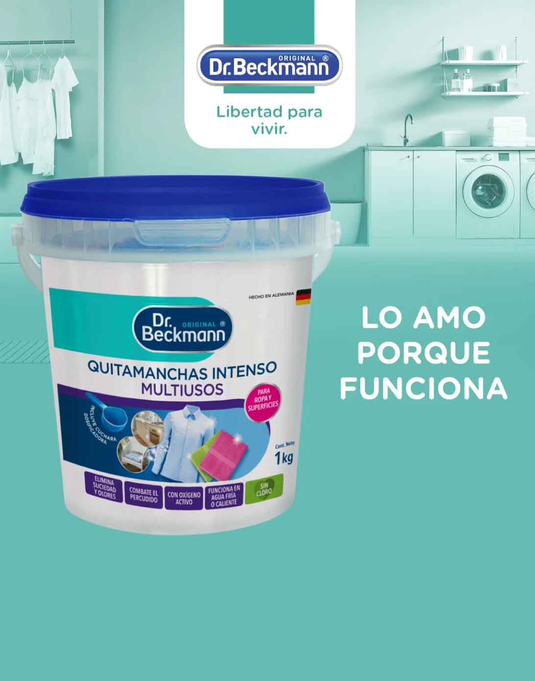 Dr. Beckmann Quitamanchas Intenso Multiusos 2 x 1 kg