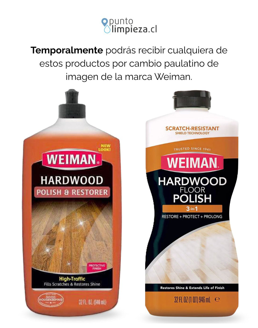 Weiman Pulidor y Abrillantador piso madera 946 cc