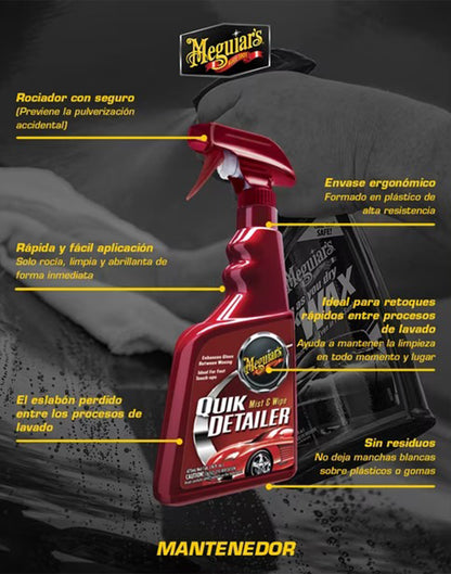 Meguiar's Quik Detailer Mist & Wipe 473 cc