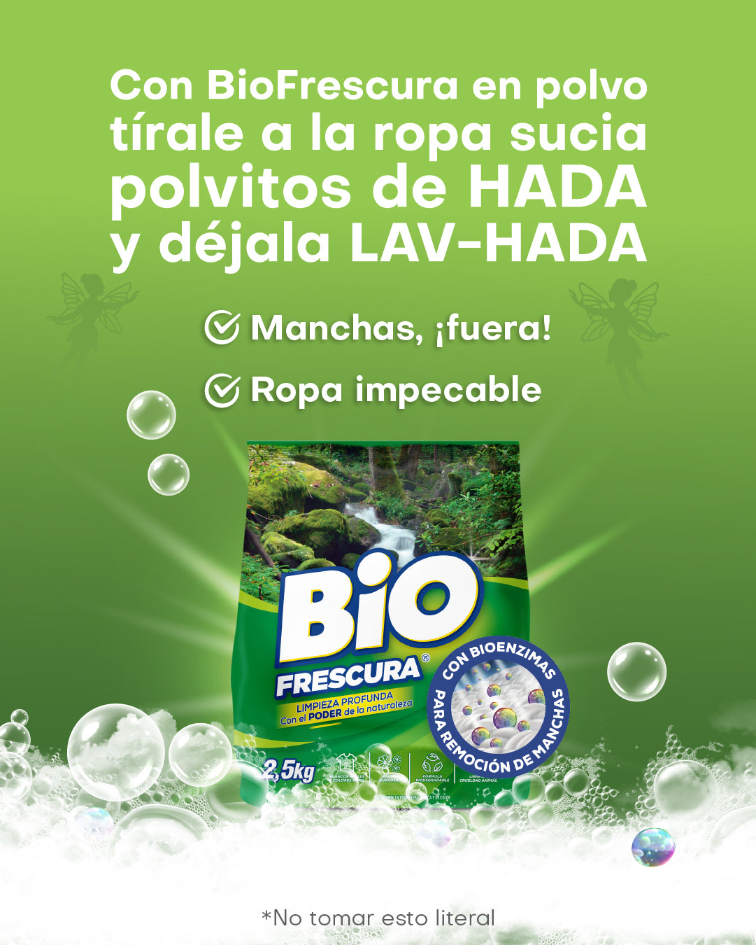 Bio Frescura Detergente Matic en polvo 2,5 kg