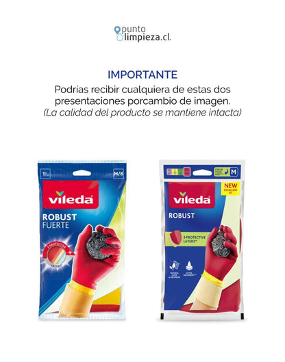 Vileda Guante Protection Fuertes Talla M 1 par