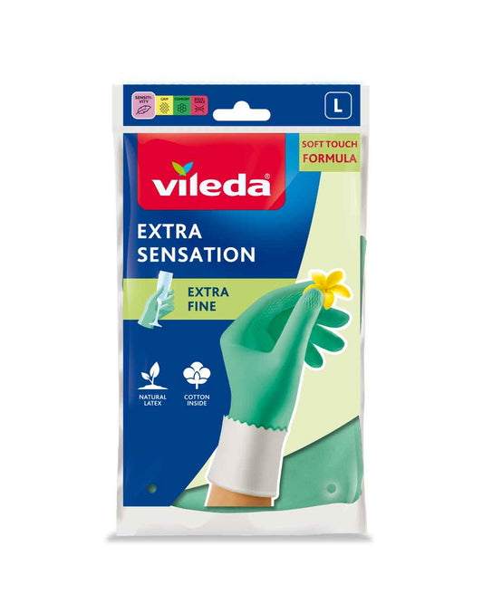 Vileda Guante Extra Sensation Talla L 1 par