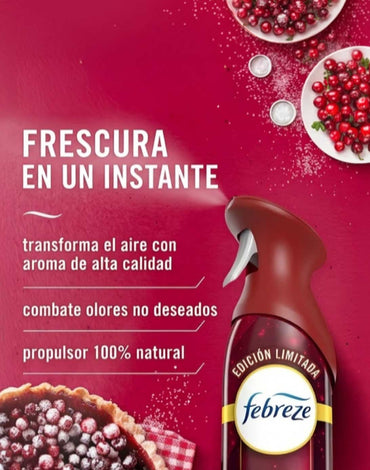 Febreze Eliminador de Olores Cranberry Crumble 250 cc