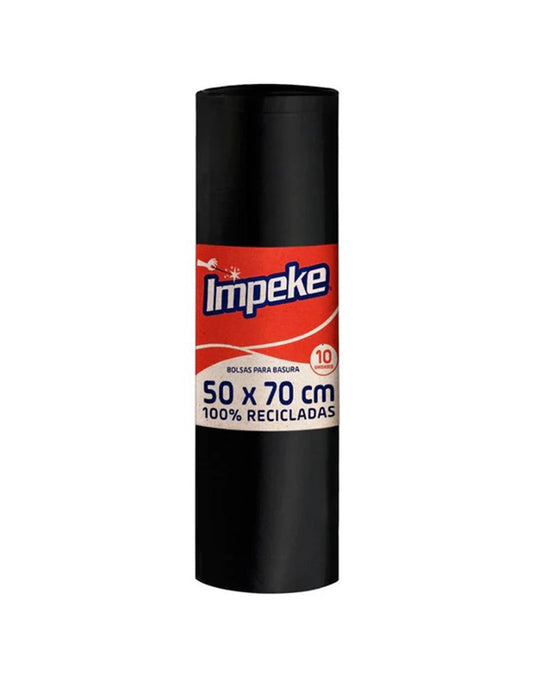 Impeke Bolsa de Basura Económica 50x70 cm 10 unid