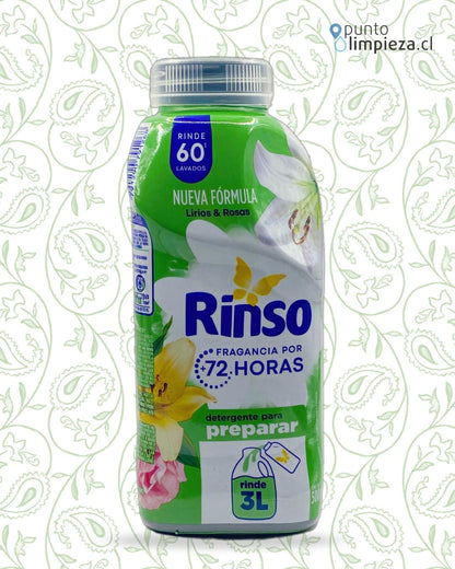 Rinso Detergente Líquido Para Diluir 3 x 500 cc
