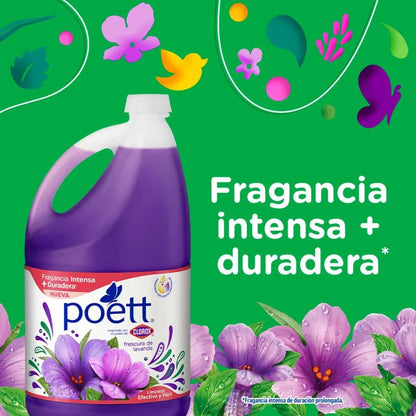 Poett Limpia Pisos Lavanda 4 L